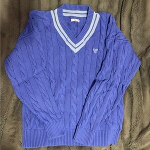 Aritzia TNA Clay Sweater Pastel Blue